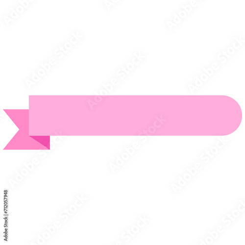 pastel ribbon bookmark banner collection