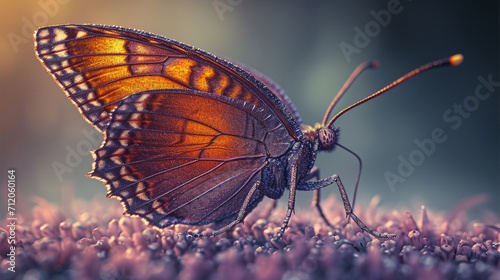 butterfly on a flower © AA