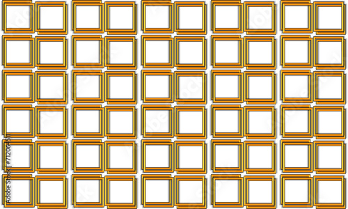 Yellow golden wall block, seamless pattern with yellow gold squares block arrange as wall design for fabric printing or wallpaper or background
