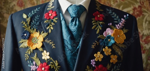 a close up of a suit and tie on a mannequin's mannequin's mannequin mannequin's mannequin. © Jevjenijs