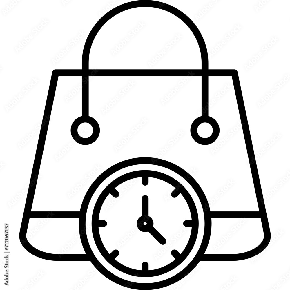 Shopping Time Icon