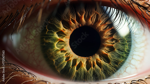 Extreme Close-Up of Human Eye Detail