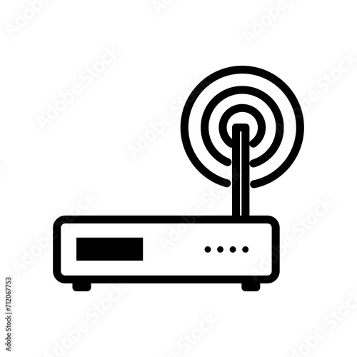 router line icon logo vector