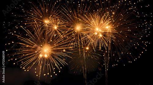 Fireworks background for celebration  holiday celebration concept