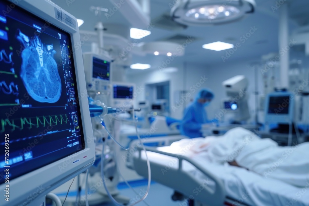 Picture inside the work room Hospital engineering industry engineers collaborate to efficiently design and install advanced medical equipment. Picture inside the work room Hospital engineering industry engineers collaborate to efficiently design and install advanced medical equipment.