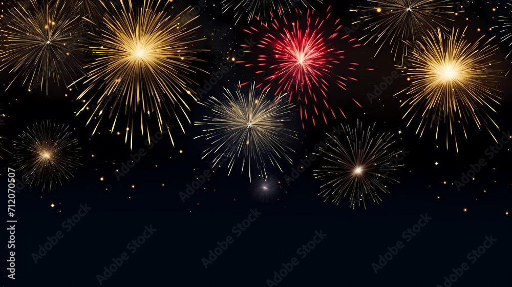 Fireworks background for celebration, holiday celebration concept Fireworks background for celebration, holiday celebration concept