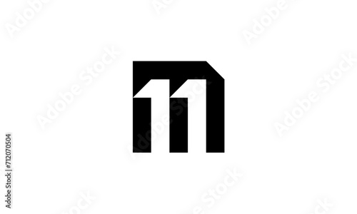 M logo and number eleven photo