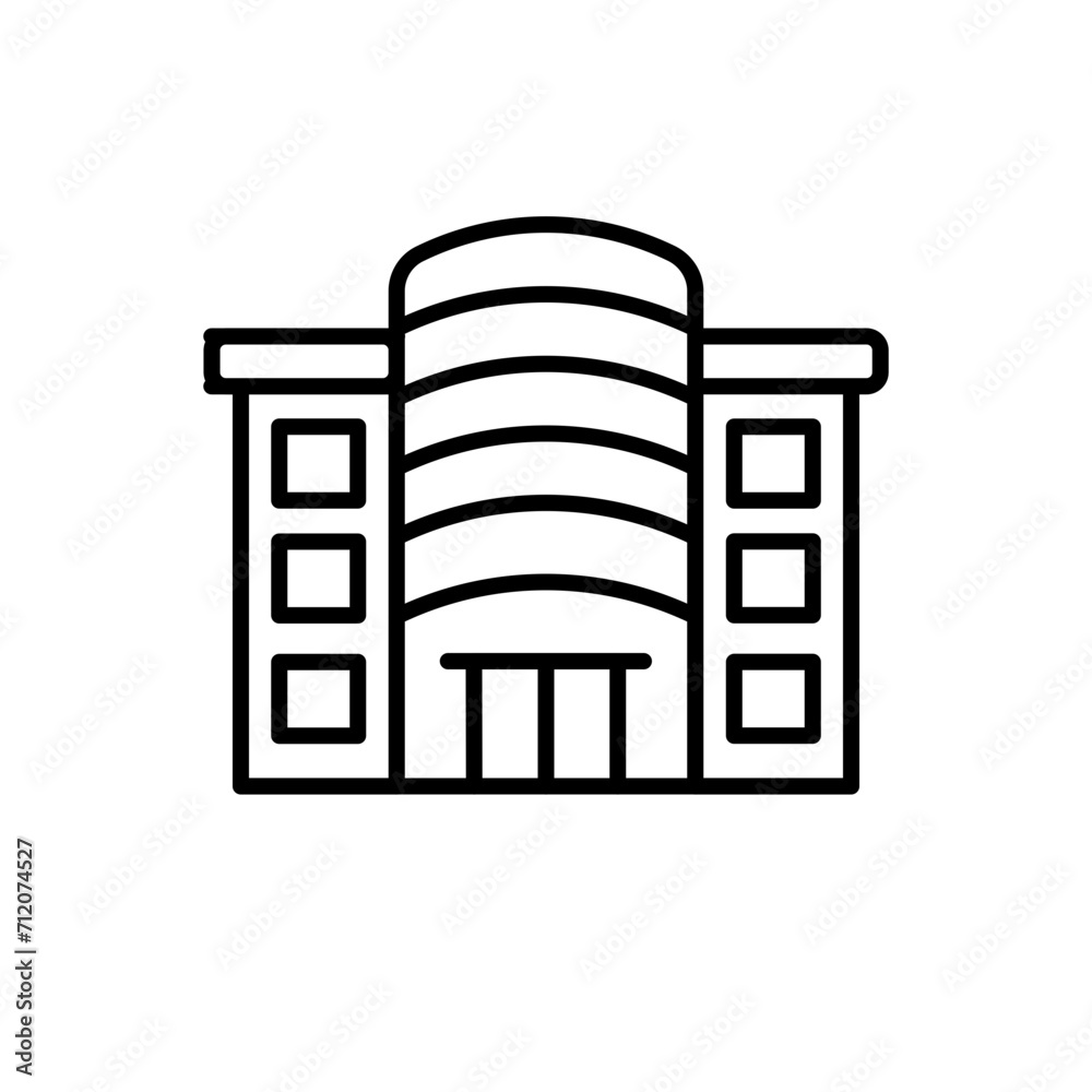 Mall outline icons, minimalist vector illustration ,simple transparent graphic element .Isolated on white background Mall outline icons, minimalist vector illustration ,simple transparent graphic element .Isolated on white background