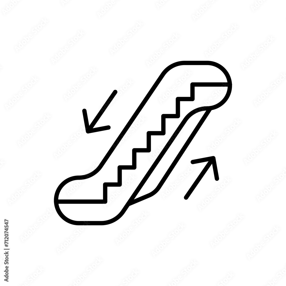 Elevator outline icons, minimalist vector illustration ,simple transparent graphic element .Isolated on white background Elevator outline icons, minimalist vector illustration ,simple transparent graphic element .Isolated on white background