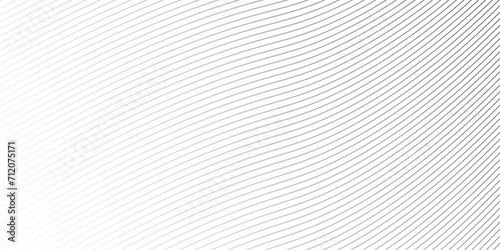 Diagonal lines halftone effect. Abstract black and white background with curve lines and waves.