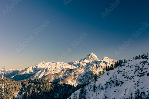 Lussari mountain in the Julian Alps © zakaz86