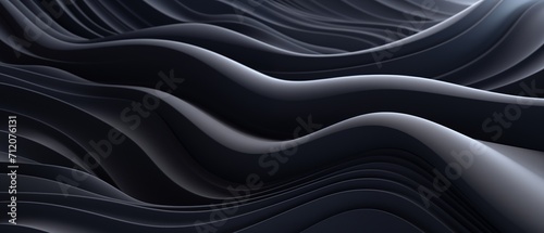 abstract waves black background
