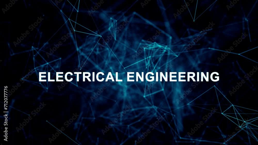 Animated futuristic texts about Electrical Engineering Services Online, Online services and Electrical engineering services