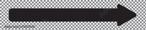 Long black arrow pointing to the right | Arrows | Infographic Illustration | Direction Symbol | Pointer Logo | Up Sign | Isolated | Variations. 11.11