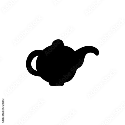 Ceramic teapot and kettle silhouette
