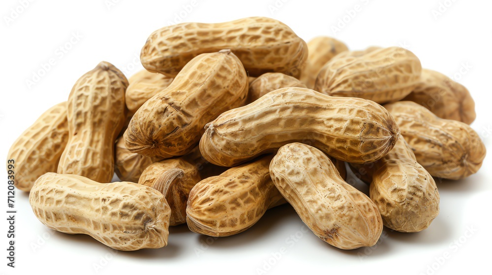 Peanuts in Shells Isolated on White Background Peanuts in Shells Isolated on White Background