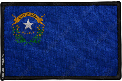 sewn fabric badge patch of the federal state of   NEVADA