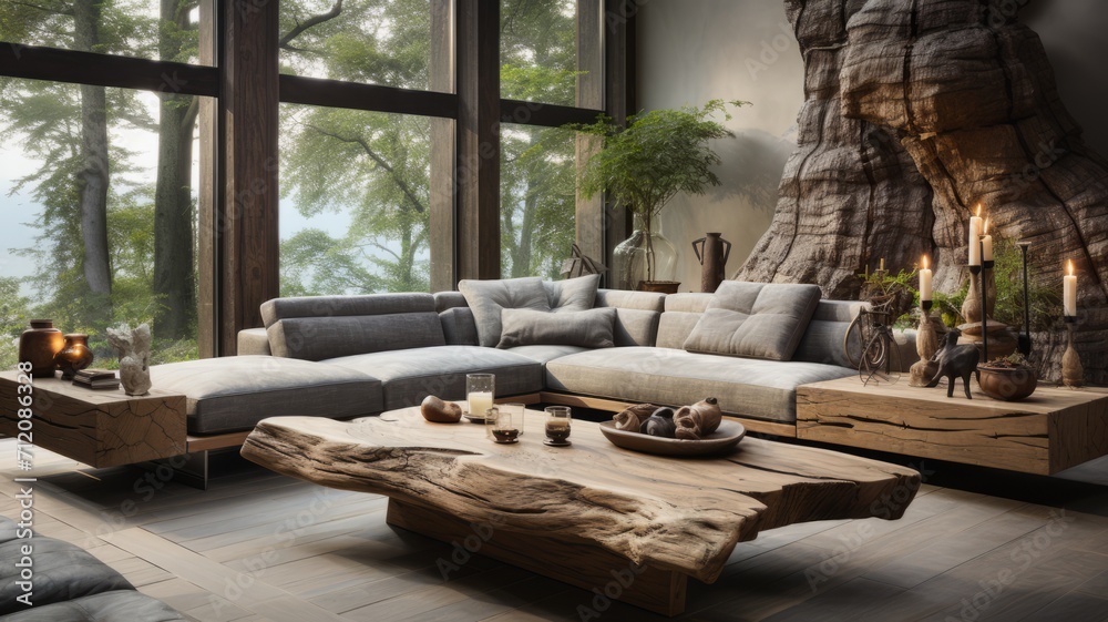 Beautiful Architecture and Furniture in Natural Setting