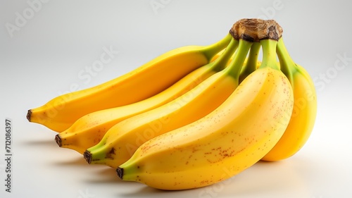 Ripe Banana on Studio Background - Tropical Fruit for Healthy Eating and Delicious Cooking
