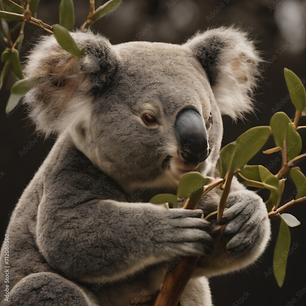 Obraz premium koala bear in tree.save koala 