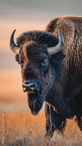 American Buffalo Closeup