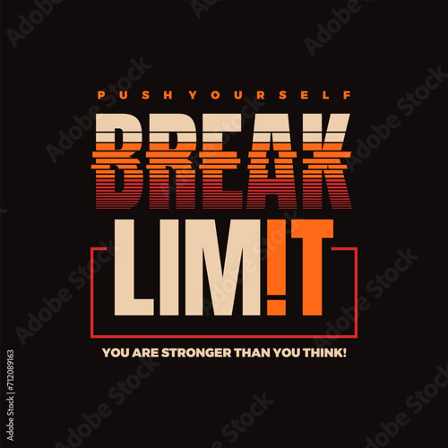 limitless vector t-shirt and apparel design, typography, print, poster.	