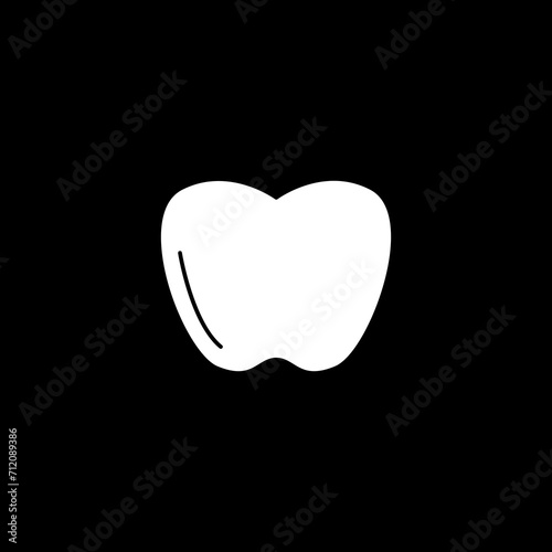 apple fruit icon logo vector image