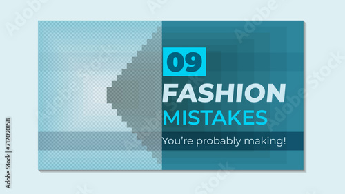 Fashion Youtube Thumbnail Template Design