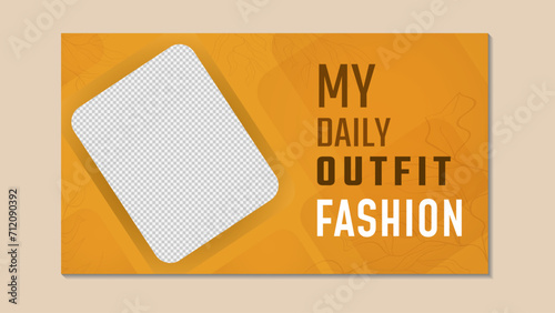 Fashion Youtube Thumbnail Template Design
