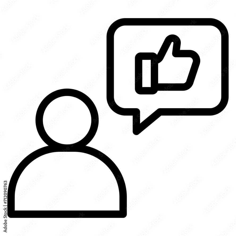 good review, thumb up with speech bubble good review, thumb up with speech bubble