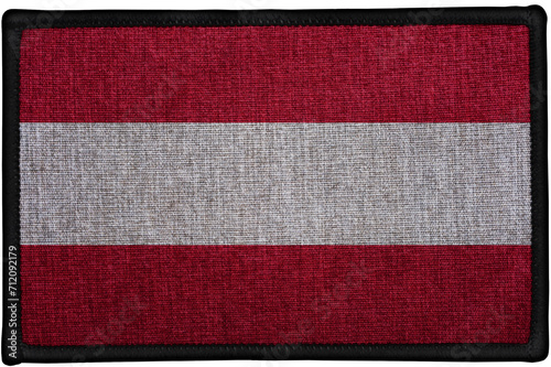 embroidered country flag sewn patch of AUSTRIA