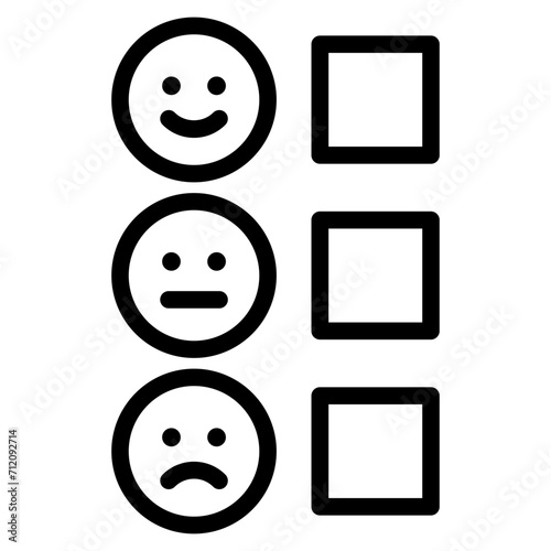 satisfaction feedback choice