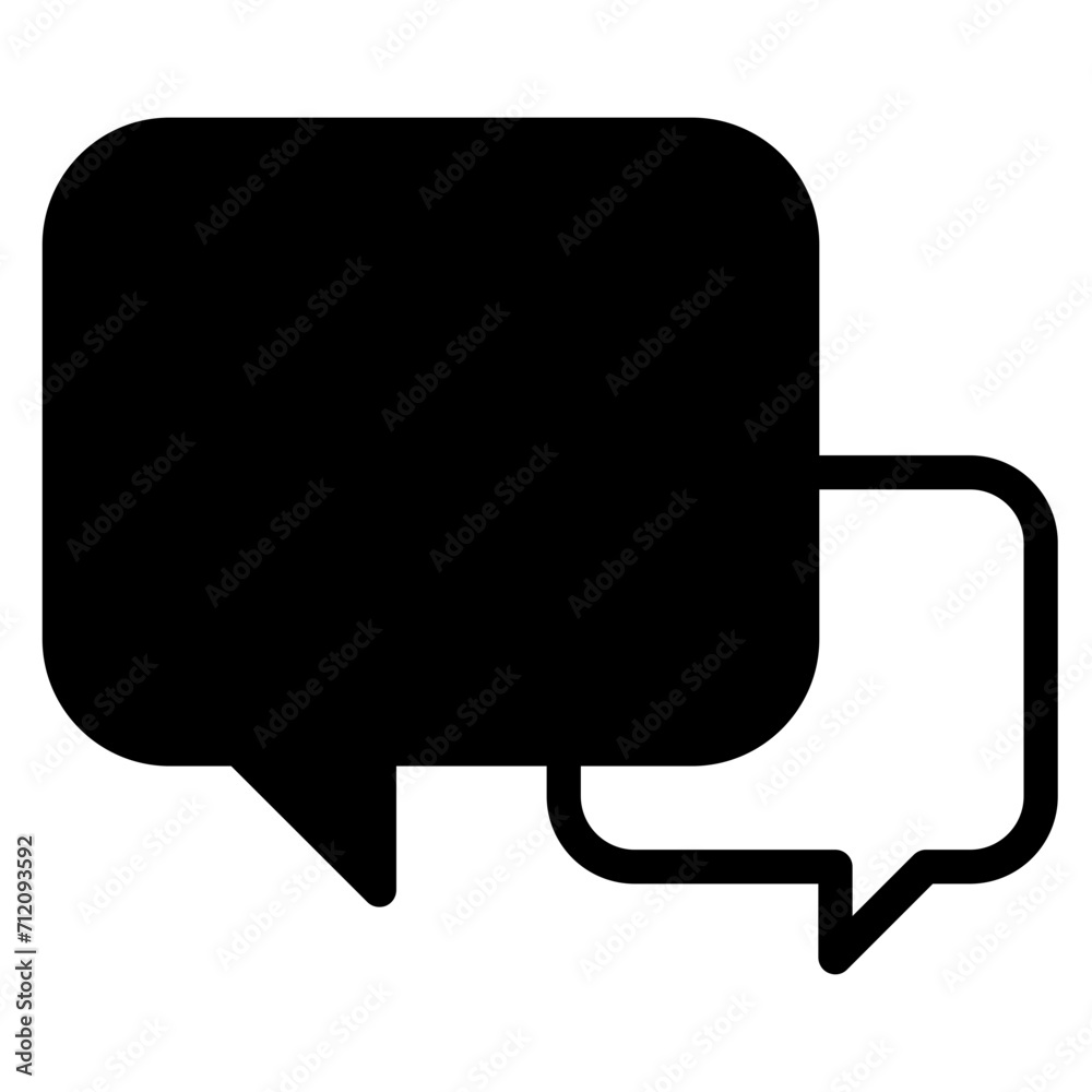 Naklejka premium speech bubble