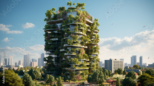 Bionic Bloom A high-rise with an organic design feat landscape