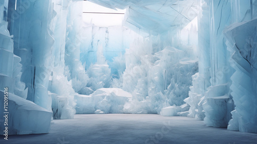 Glacier Gallery An art museum carved inside a glacier