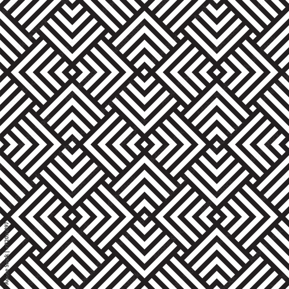 Geometric seamless pattern with right angles