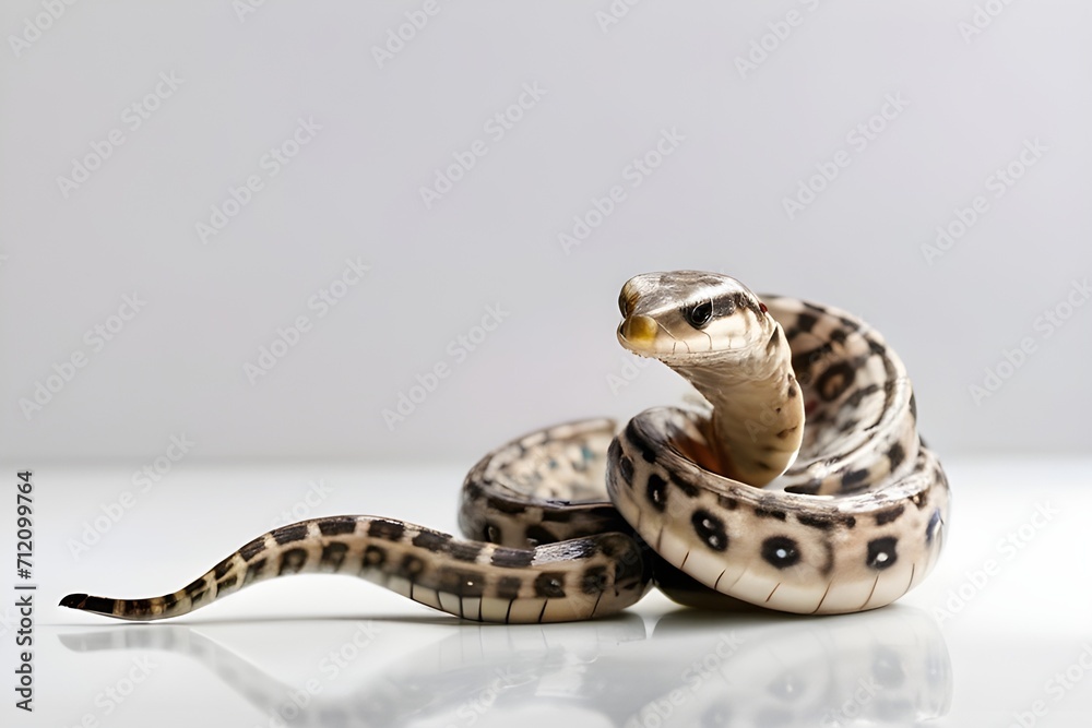 Obraz premium snake isolated on white background