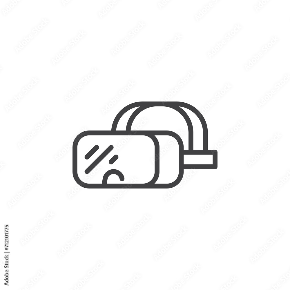 VR Goggles line icon VR Goggles line icon