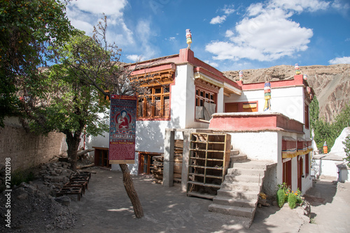 Alchi Monastery or Alchi Gompa is the most famous landmark in Alchi village in the Leh District, Ladakh, northern India photo