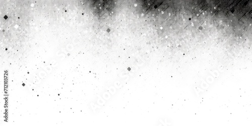 Subtle halftone texture overlay. Monochrome abstract splattered background.