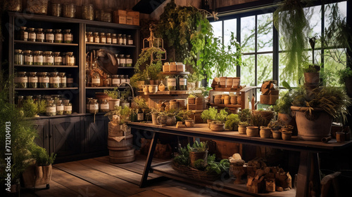 Cottage core Herbalist Shop A herbalist shop photo
