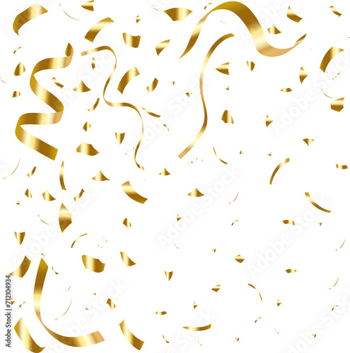 Gold Confetti for party