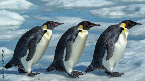 penguins on the rocks