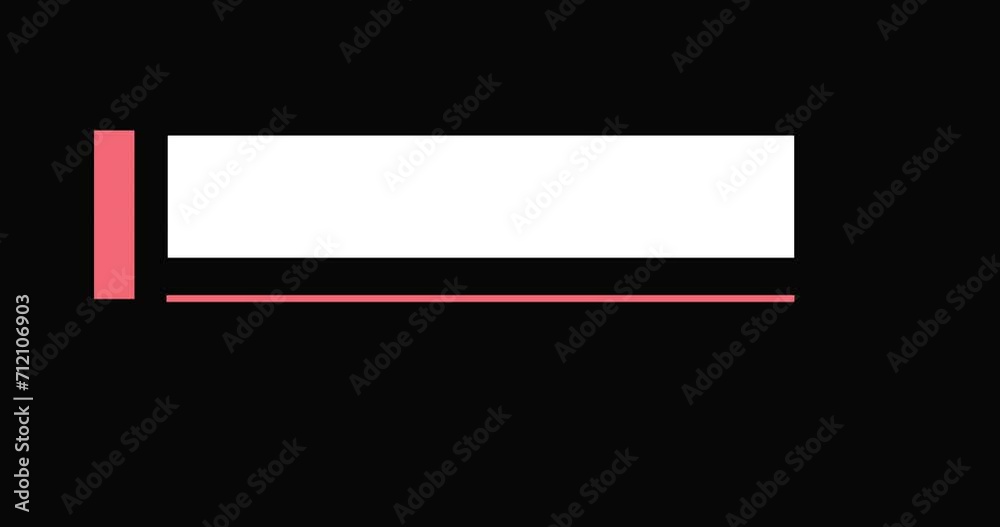4K Simple corporate lower third animation in black background. In and out moving title signs headline, trendy dynamic presentation video intro outro infographic, creative lower third.
4K Simple corporate lower third animation in black background. In and out moving title signs headline, trendy dynamic presentation video intro outro infographic, creative lower third.
