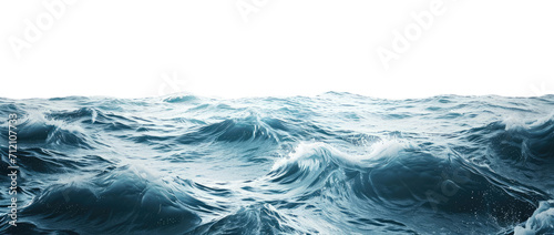 Ocean waves isolated on transaprent background