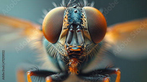 An imaginative depiction of how a fly perceives movement with its eyes. © Oleksandr