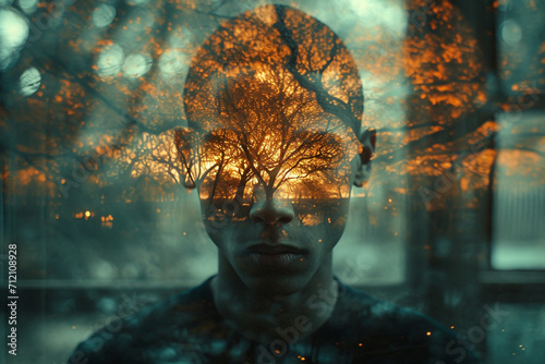 A conceptual piece interpreting Foucault's theories on knowledge and power.