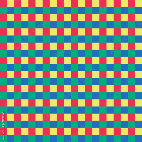 Colorful seamless abstract background with squares