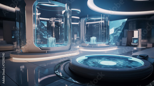 Spa of the Future with Virtual Reality A futuristic