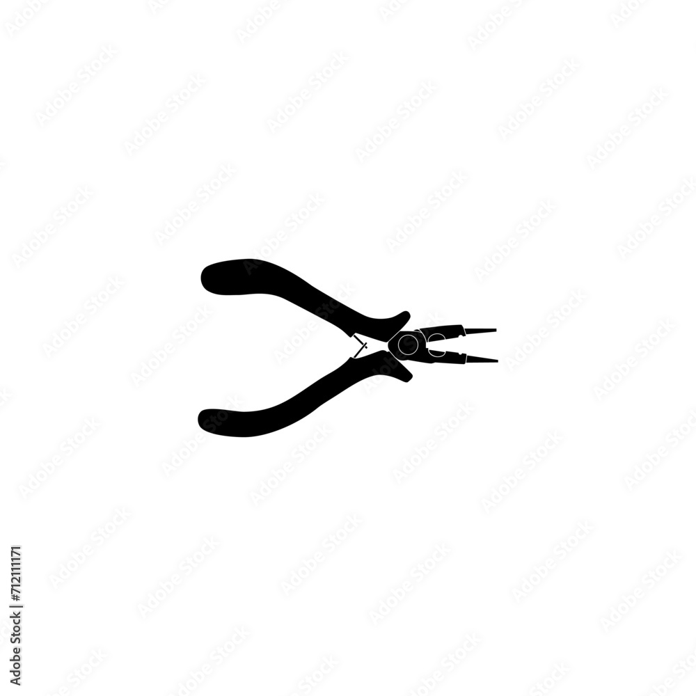Pliers Silhouette, Flat Style, can use for Pictogram, Logo Gram, Art Illustration, Apps, Website, Icon, Symbol or Graphic Design Element. Vector Illustration
Pliers Silhouette, Flat Style, can use for Pictogram, Logo Gram, Art Illustration, Apps, Website, Icon, Symbol or Graphic Design Element. Vector Illustration